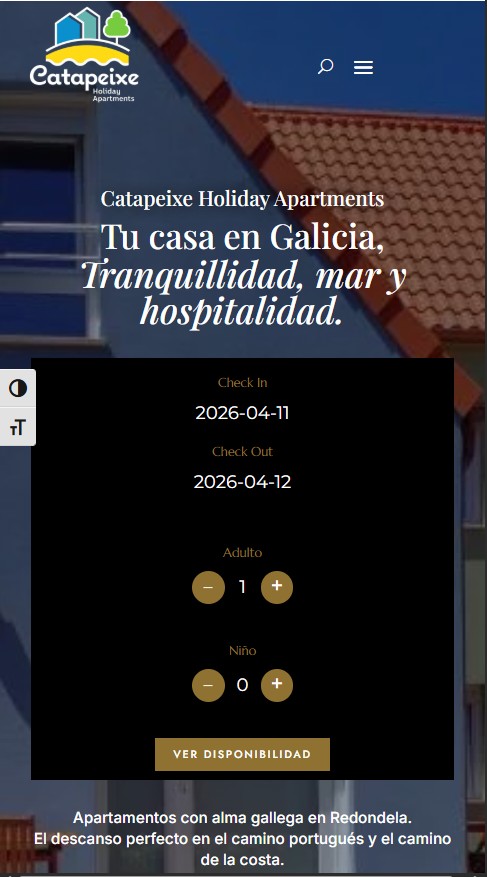 Catapeixe Apartments mobile view