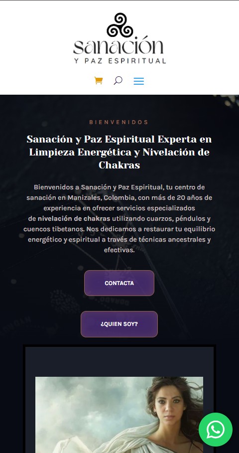 Sanacion y Paz Espiritual mobile view